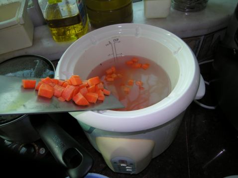 胡萝卜冬瓜粥的做法_家常胡萝卜冬瓜粥的做法