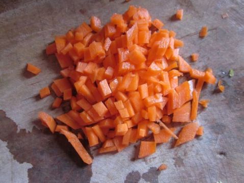 【图】豌豆胡萝卜丁_豌豆胡萝卜丁的做法,怎么