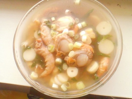 扇贝海鲜汤