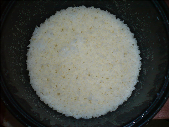 准备煮好的米饭500g.