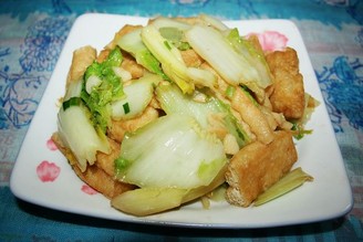 【菜谱换礼2】白菜焖油豆腐