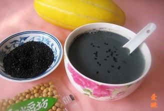 打印黑芝麻杂粮豆浆的做法(美食杰)