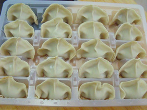 包法参见:日志原文中,相关饺子推荐中的八种饺子的包法.