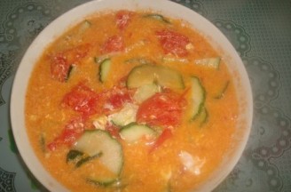 海米番茄黄瓜汤的做法_家常海米番茄黄瓜汤的