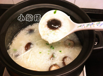 【图】茭白虾仁香菇粥_茭白虾仁香菇粥的做法
