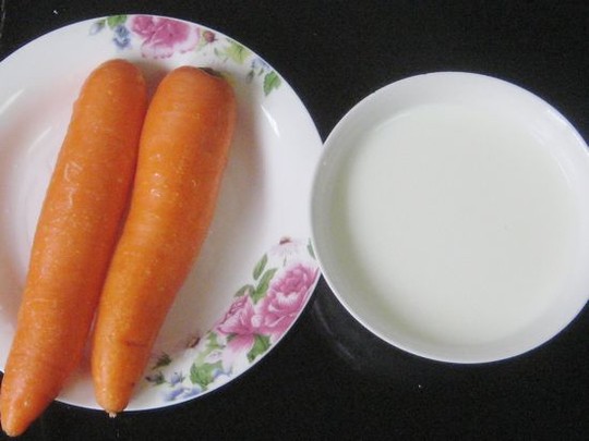 牛奶胡萝卜