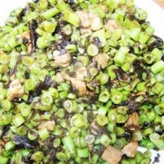 橄榄菜肉沫豆角的做法