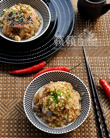 芋头咸干饭的做法