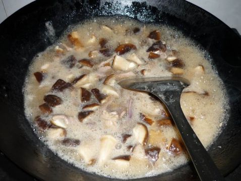 猪肝香菇汤