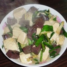 猪血豆腐