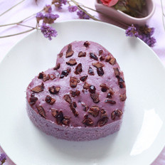 爱心紫薯发糕