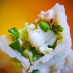韭菜鲜虾饺子