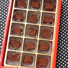 方形松露巧克力的做法