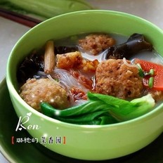 陕西烩三鲜丸子汤