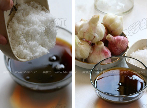 东北糖蒜的腌制方法5斤蒜图片