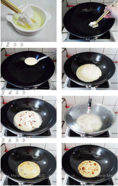 煎饼制作过程图片