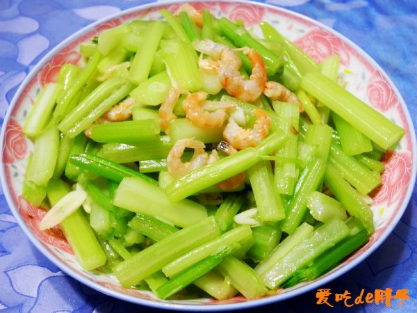 海米炒芹菜图片