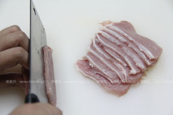 斜切猪肉正确方法图片图片